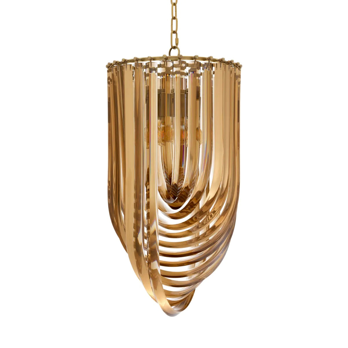 Lucite Loop Chandelier S Murano