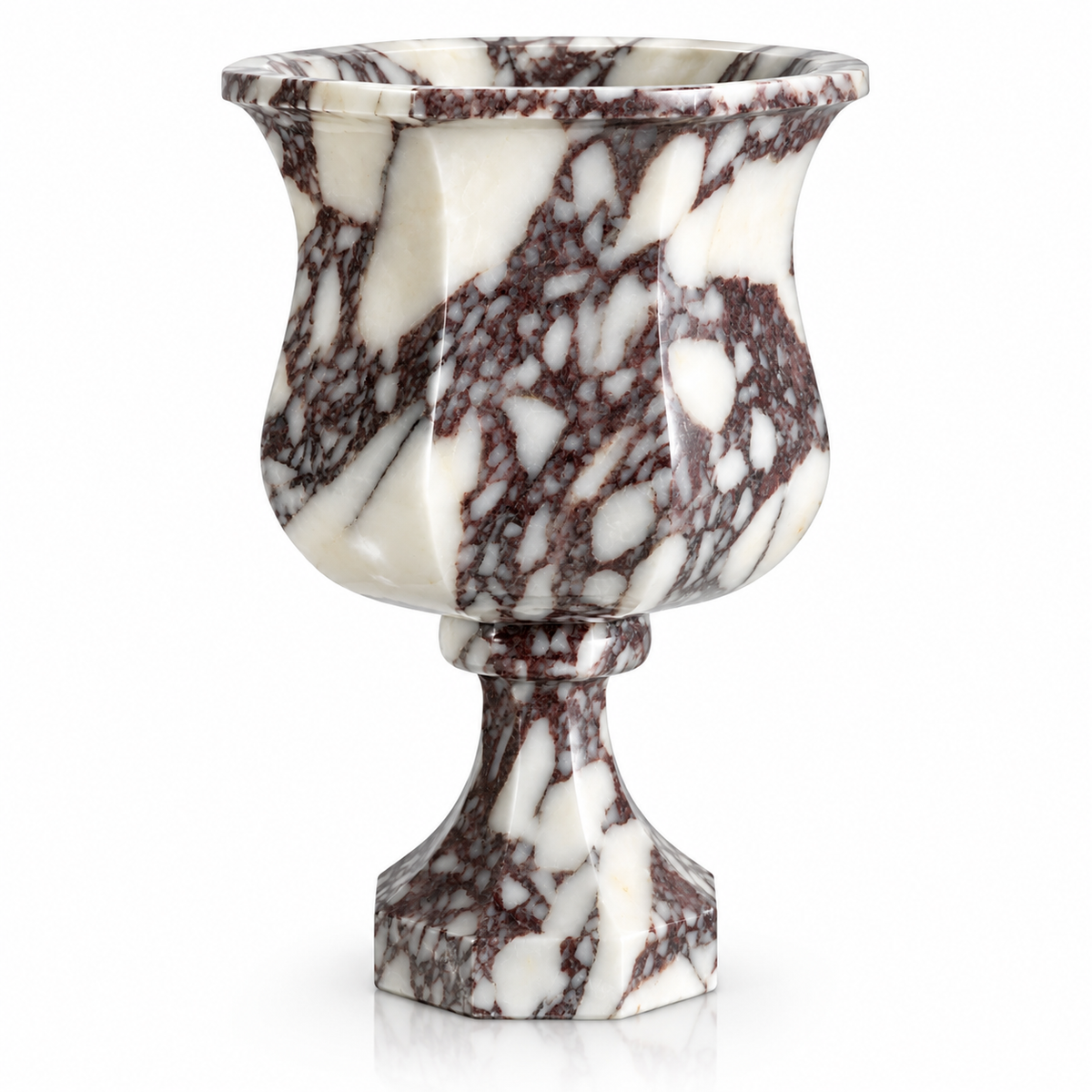 White Marble Vase Bennington