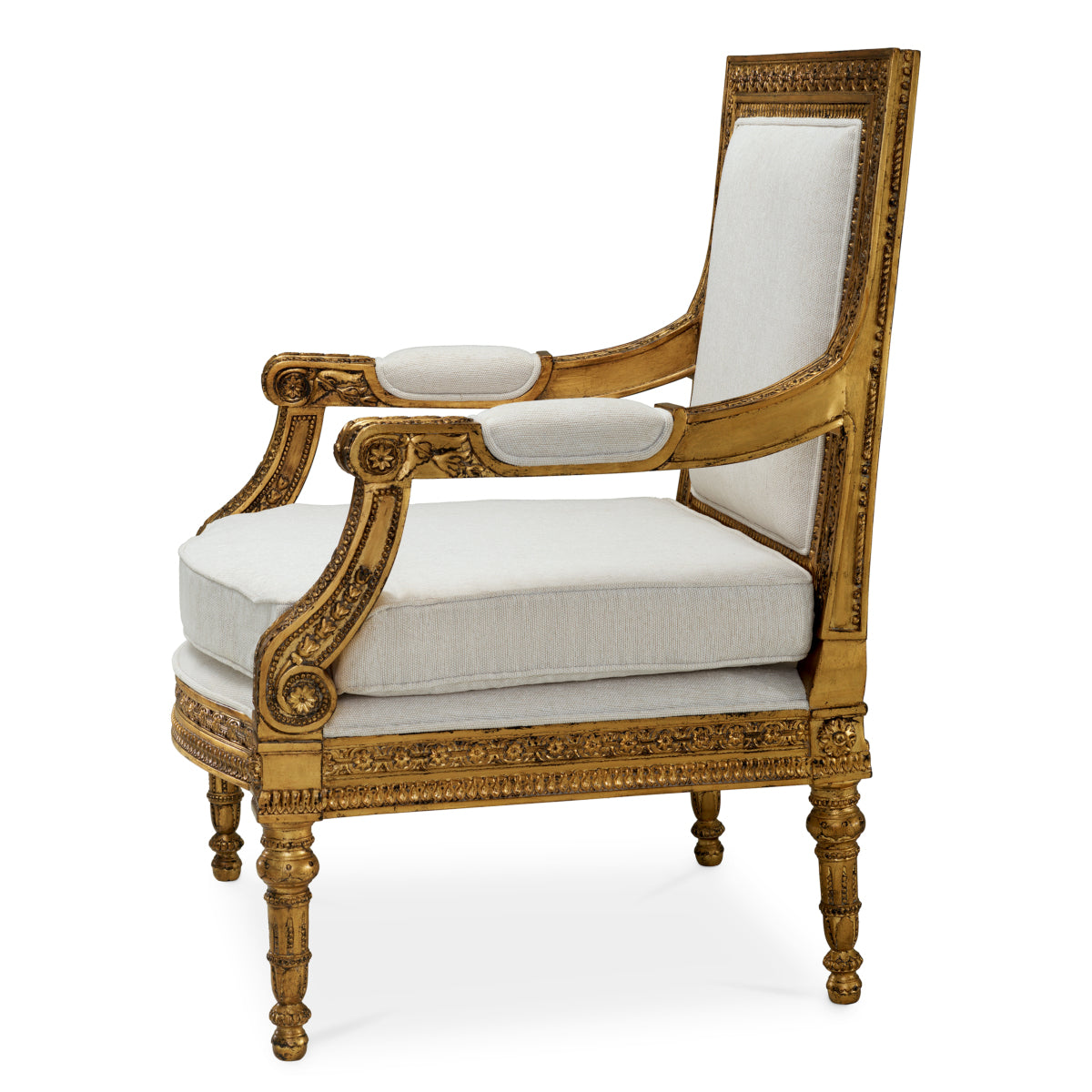 Gold Opulent Fauteuil Chair Louis | Eichholtz Miami