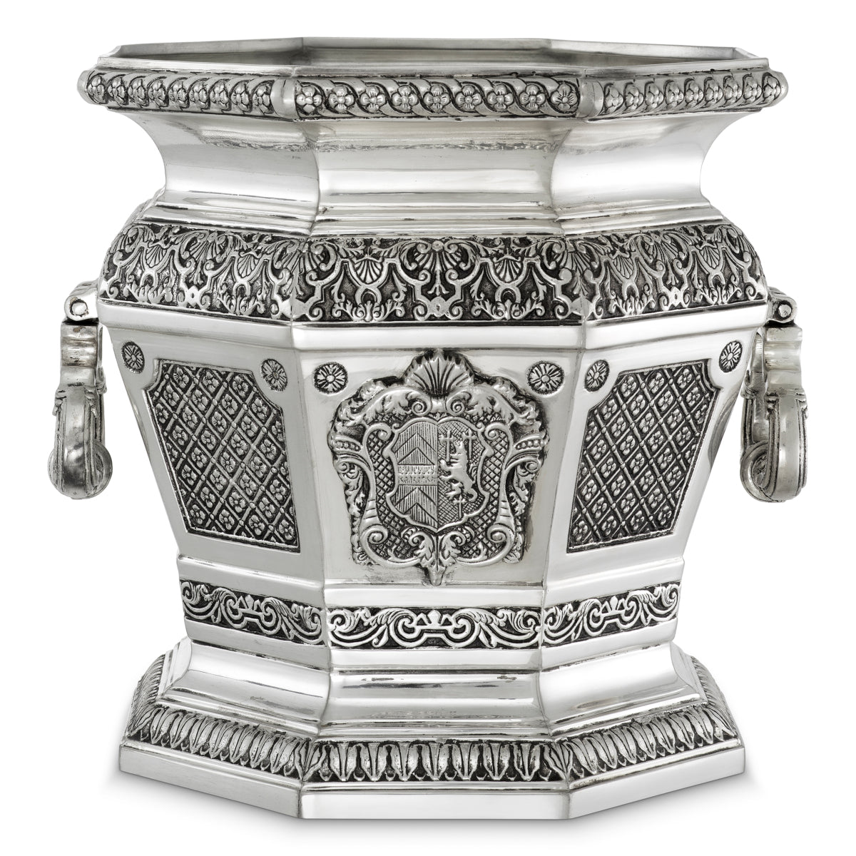 Silver Wine Cooler Object Walpole | The Met x Eichholtz Miami