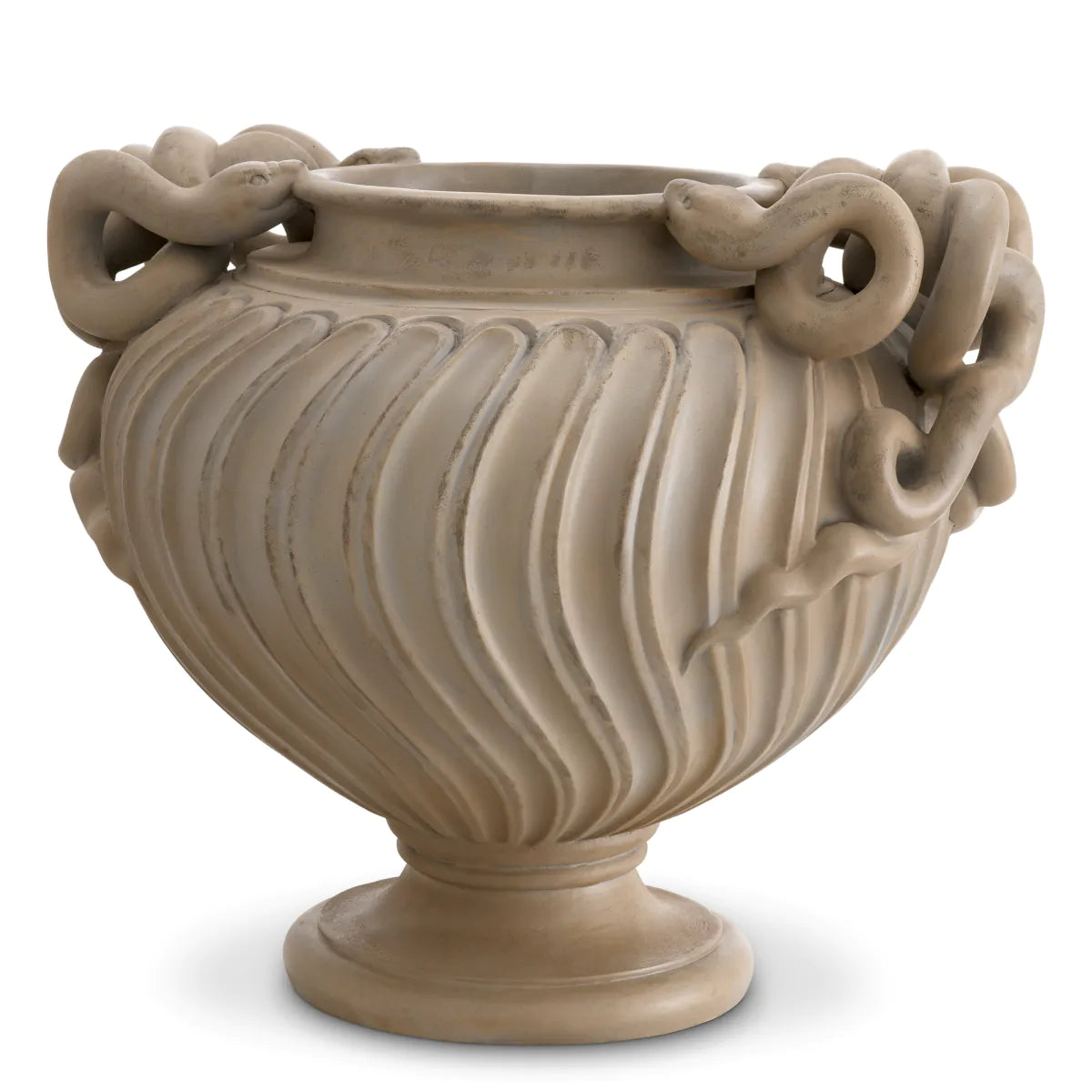 Strigil Patterned Vase Antonine | Eichholtz Miami