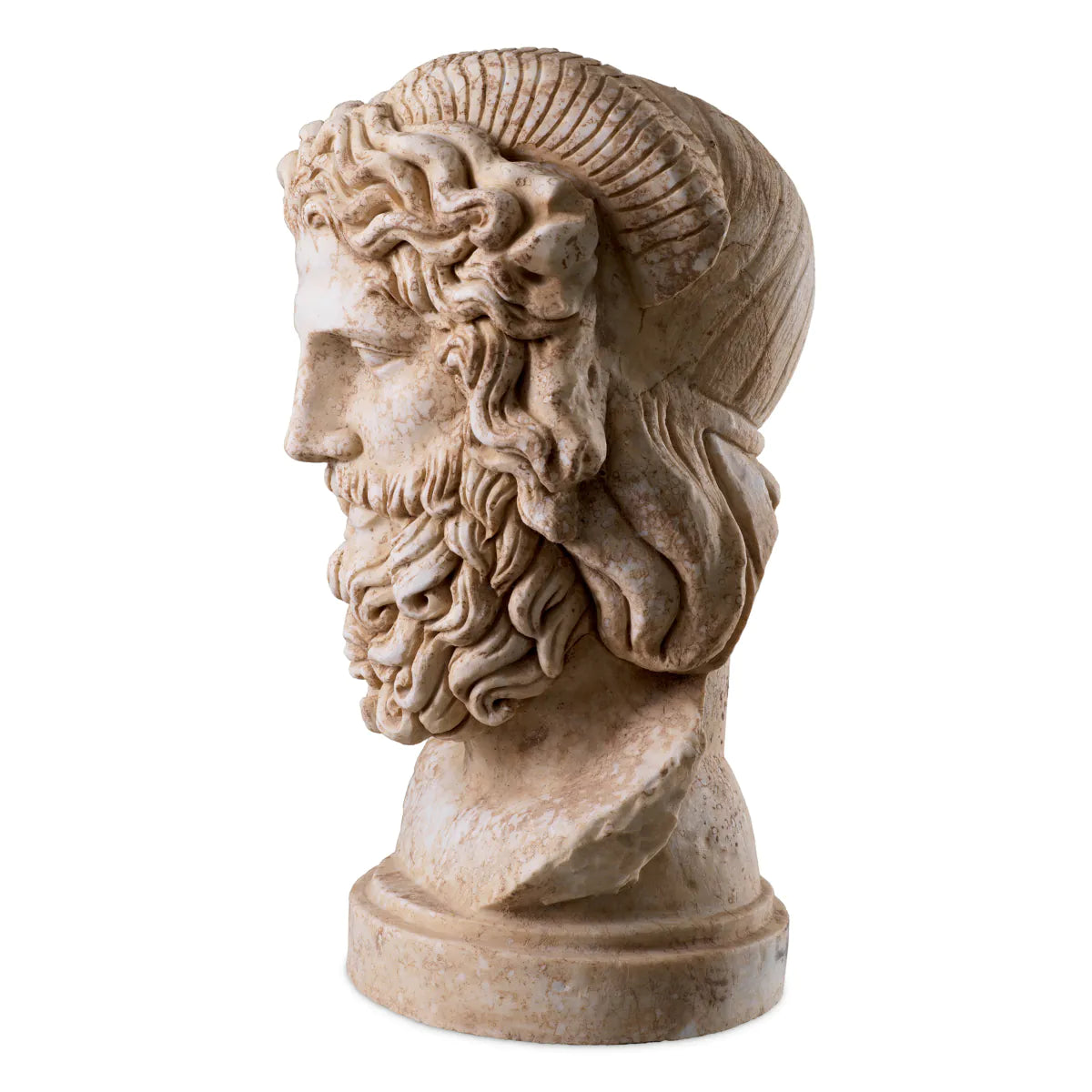 Greek God Marble Statue Zeus | Eichholtz Miami