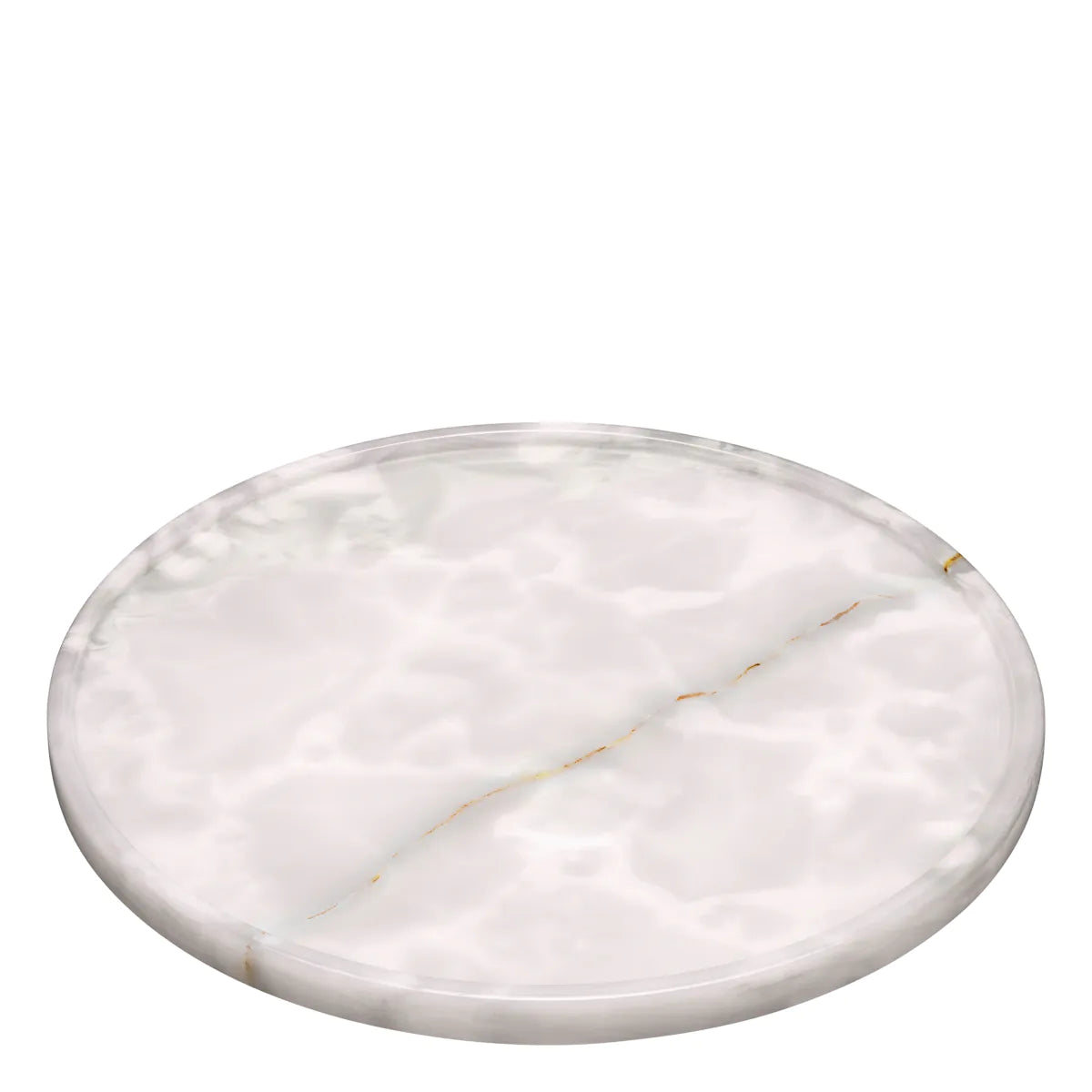Natural Round Onyx Tray Haraga | Eichholtz Miami