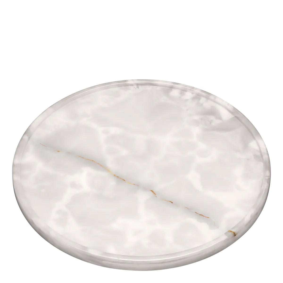 Natural Round Onyx Tray Haraga | Eichholtz Miami