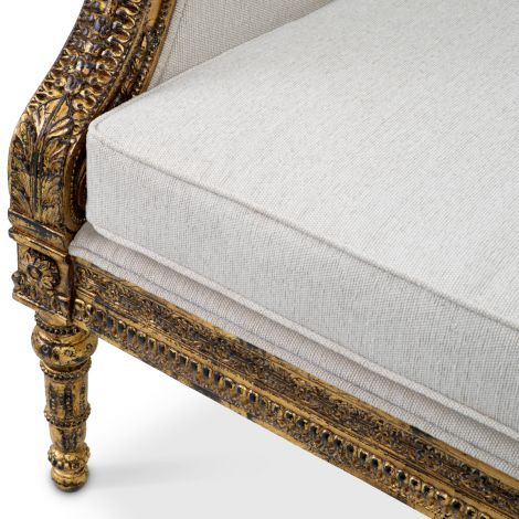 Antique Gold Accent Chair Georges Jacob | Eichholtz Miami