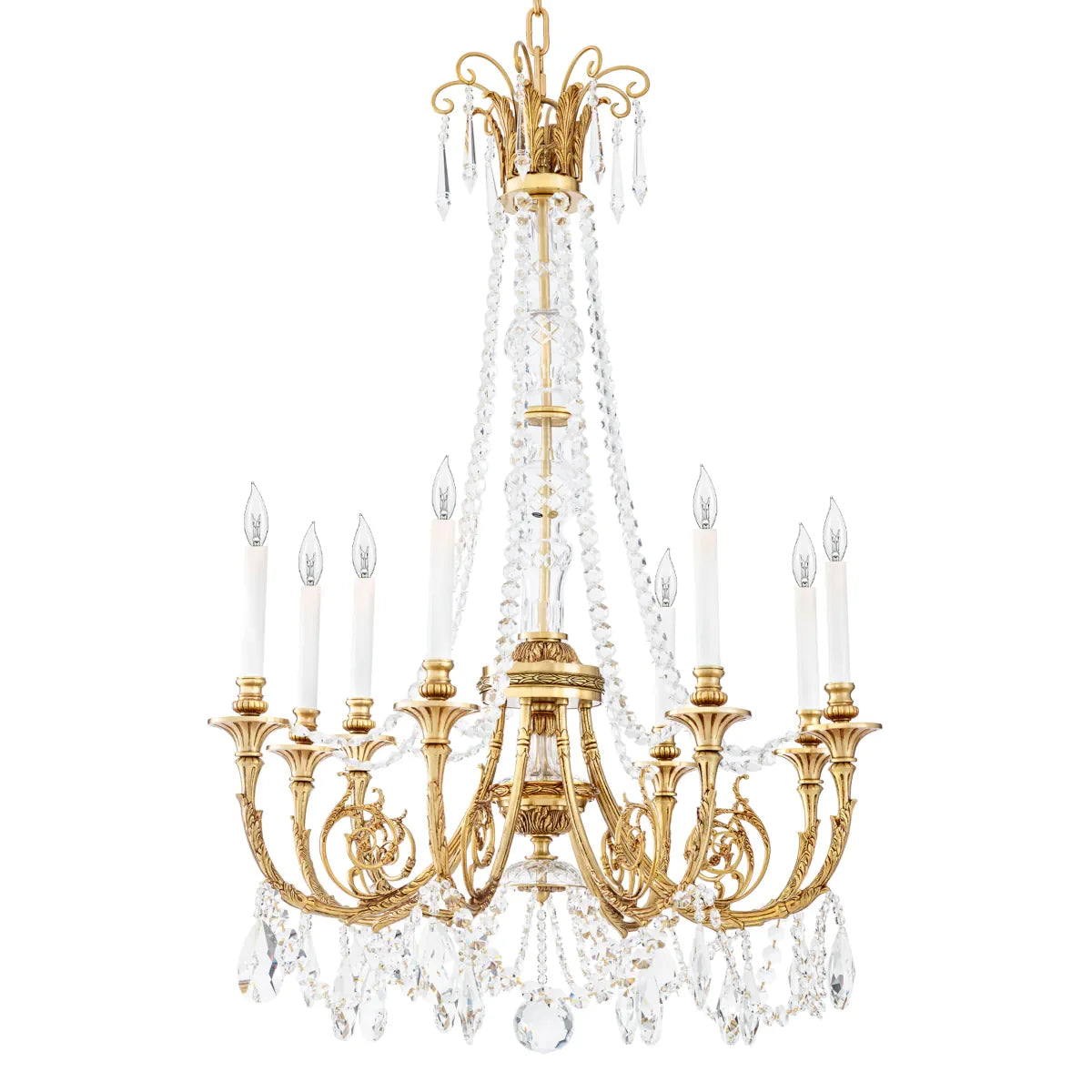 French Crystal Chandelier Duvaux