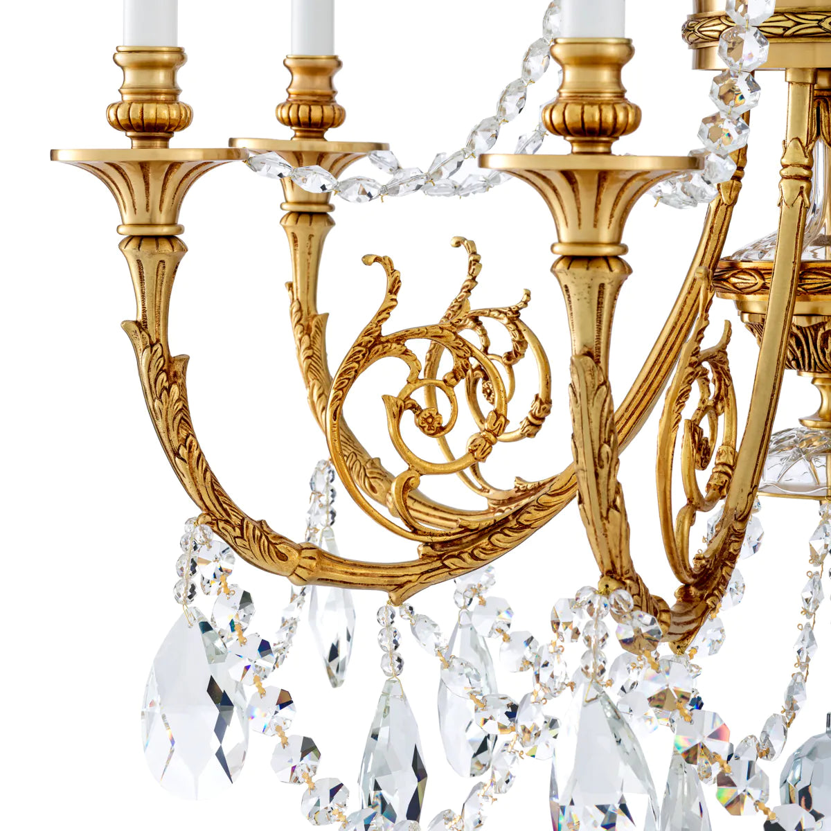 Mid-Century Crystal Chandelier Duvaux | Eichholtz Miami