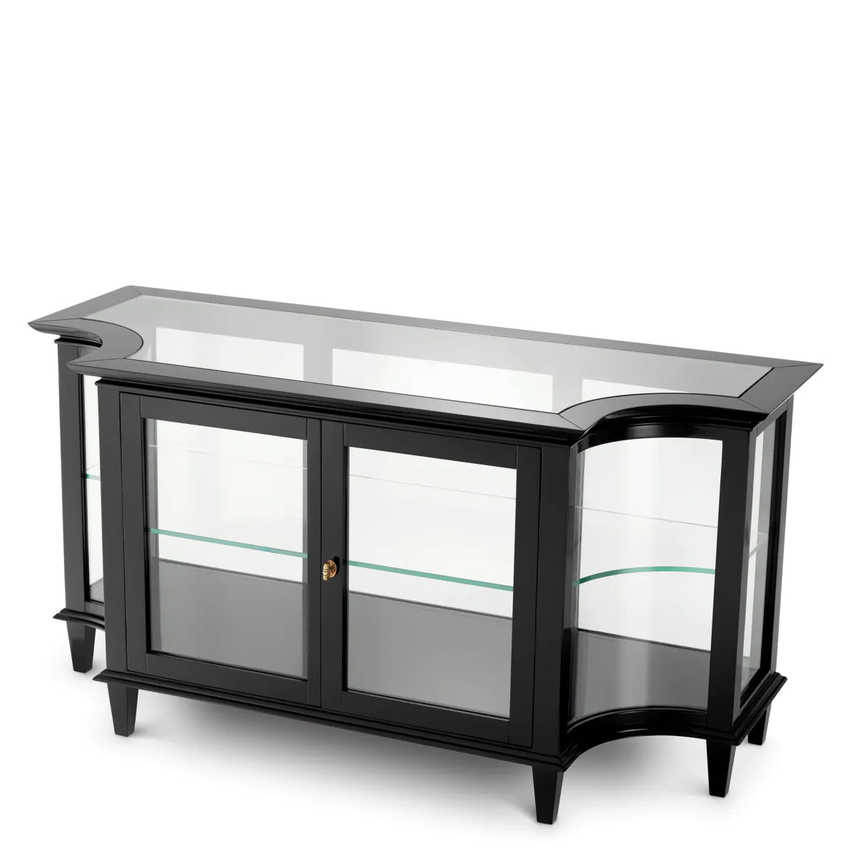 Glass Shelves Console Table Gala | Eichholtz Miami