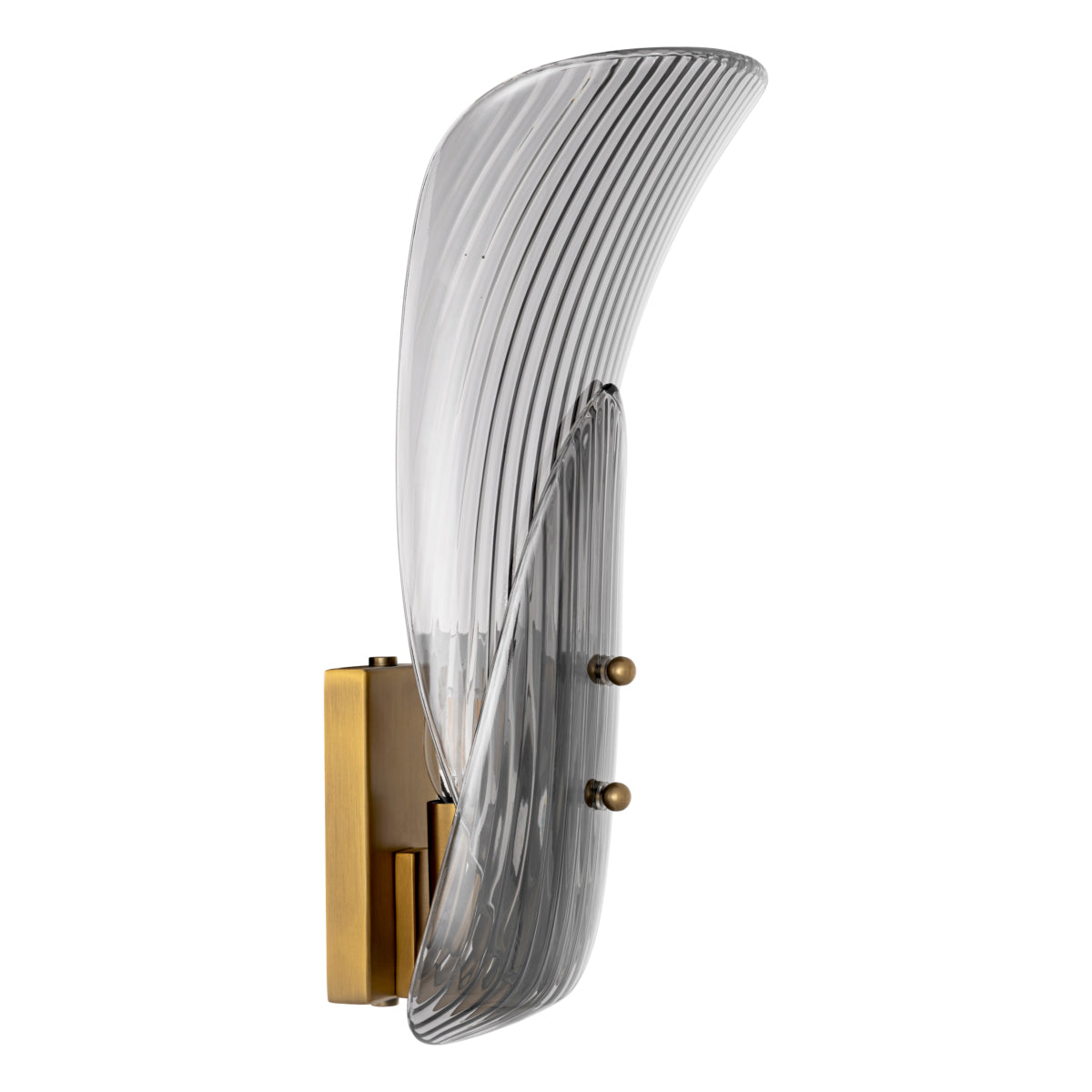 Fluted Glass Wall Lamp Amun | Eichholtz Miami