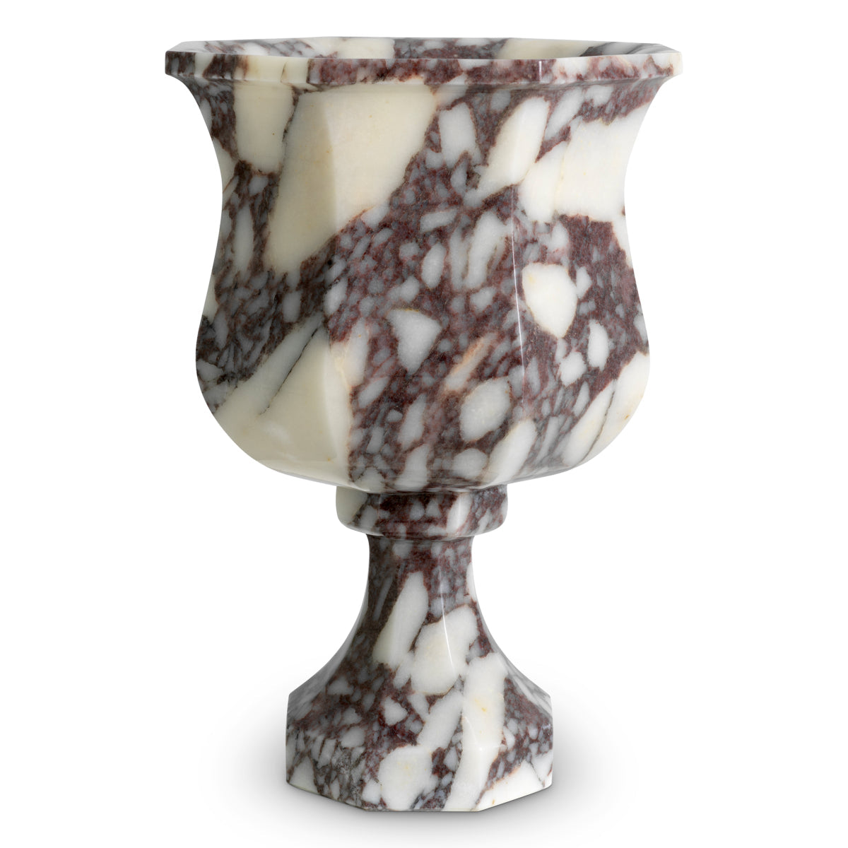 White Marble Vase Bennington | Eichholtz Miami