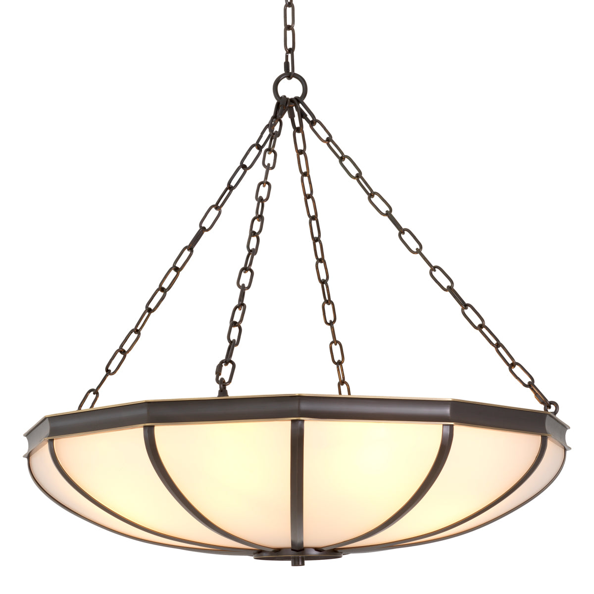 White Glass Chandelier Jenkins | Eichholtz Miami