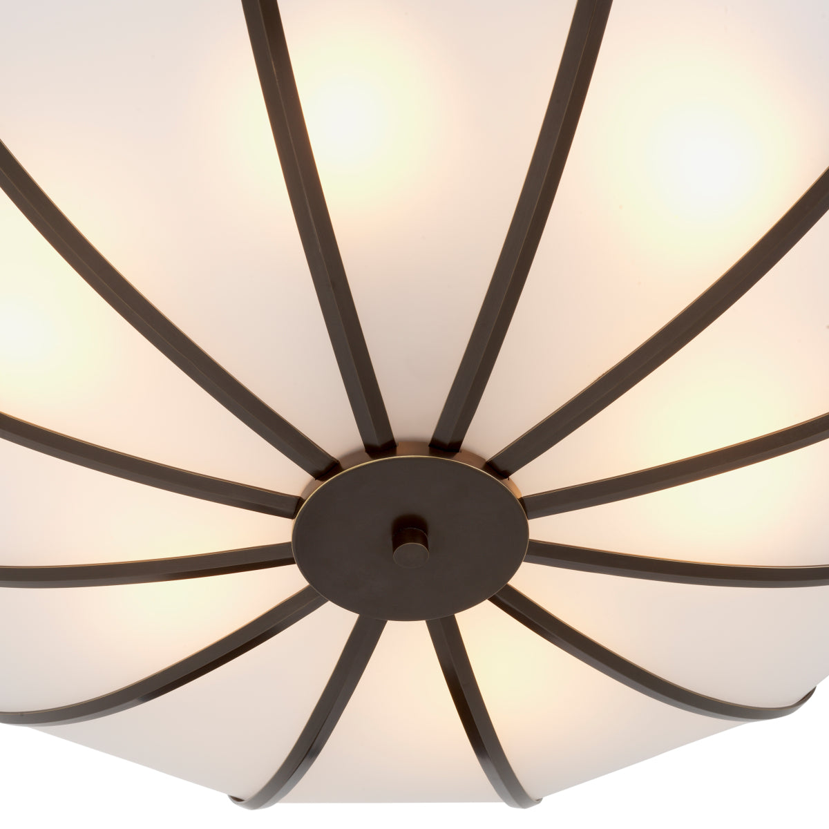 White Glass Chandelier Jenkins | Eichholtz Miami