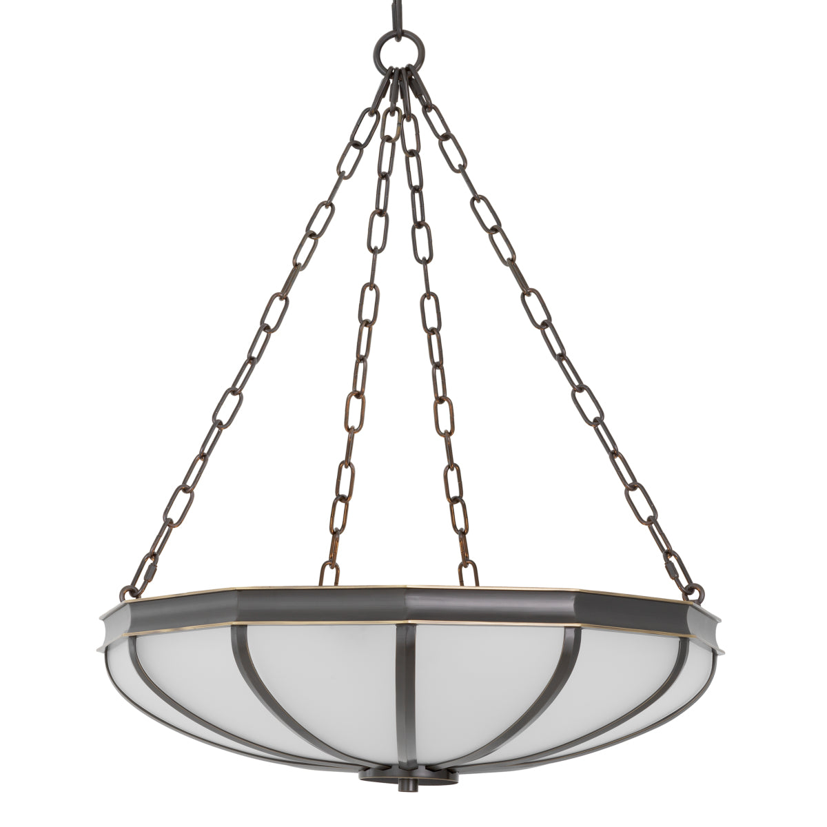 White Glass Chandelier Jenkins | Eichholtz Miami