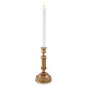 Vintage Brass Candle Holder Carnier | Eichholtz Miami