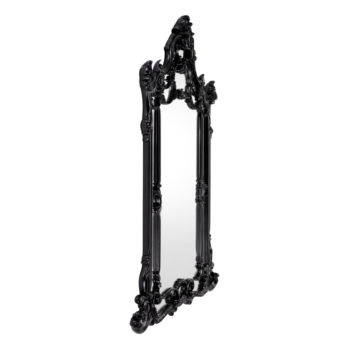 Black Hand-carved Mirror Chippendale | Eichholtz Miami