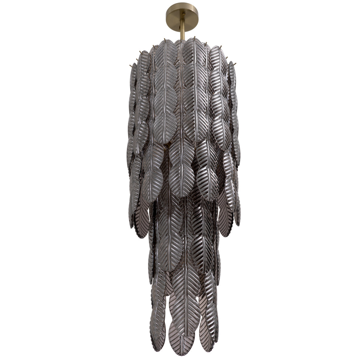 Smoke Glass Palm Chandelier Sahure | Eichholtz Miami