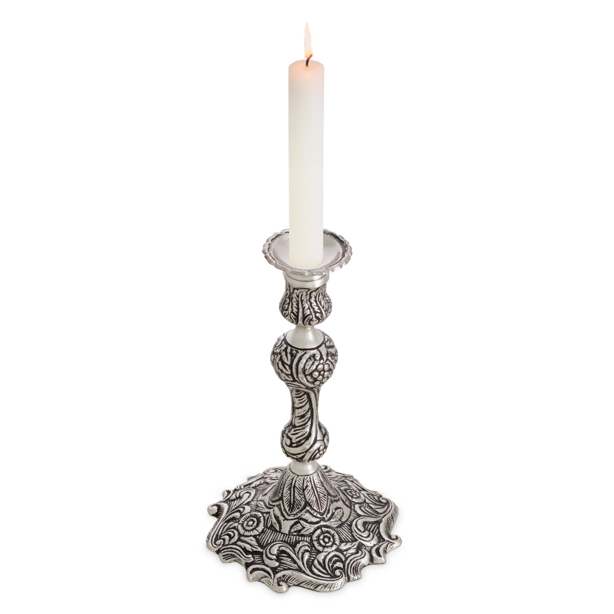 Antique Silver Candle Holder Thomson | Eichholtz Miami
