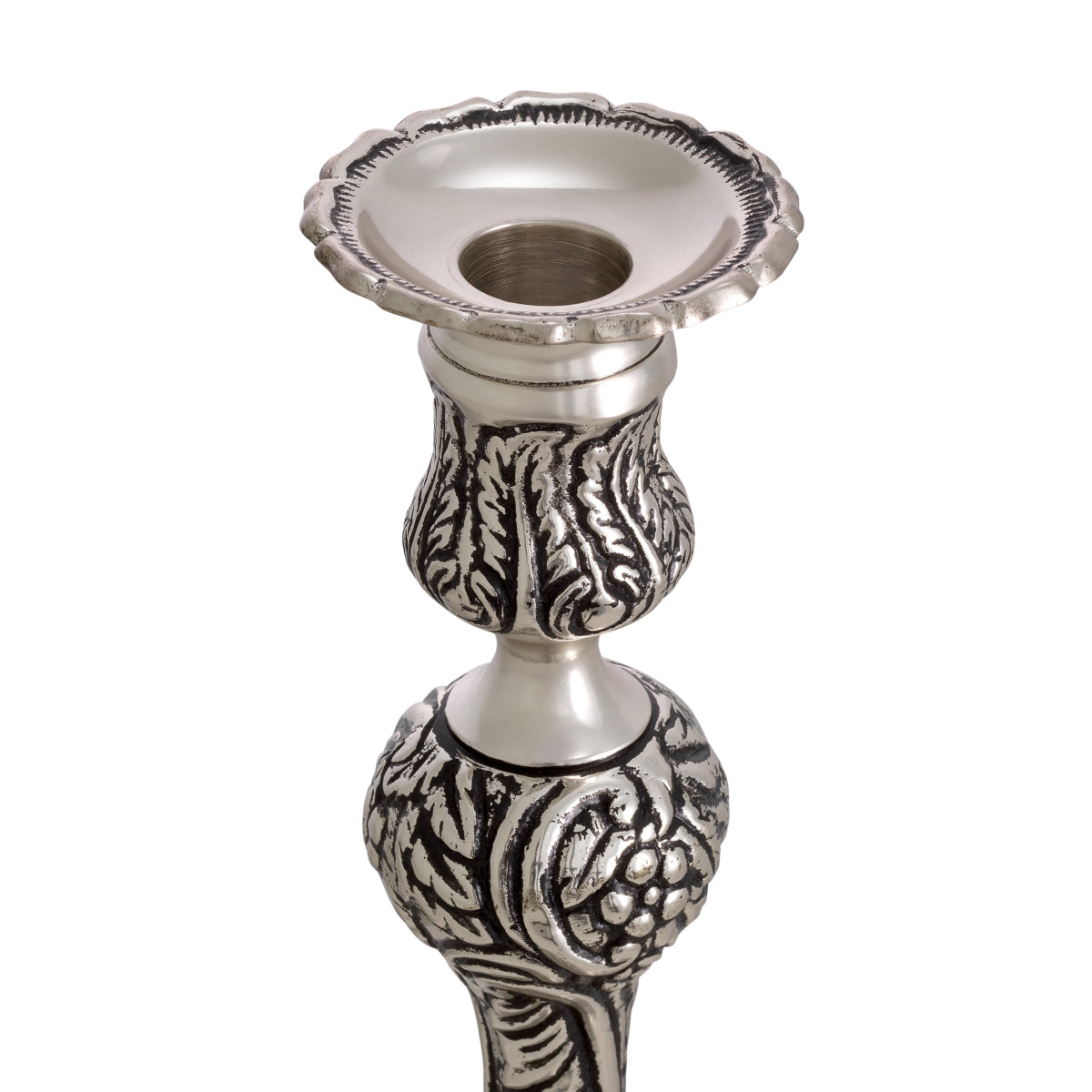 Antique Silver Candle Holder Thomson | Eichholtz Miami