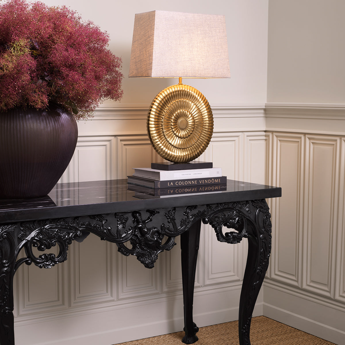 Black Console Table Cadwalader | Eichholtz Miami