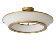 White Glass Ceiling Lamp Ferette