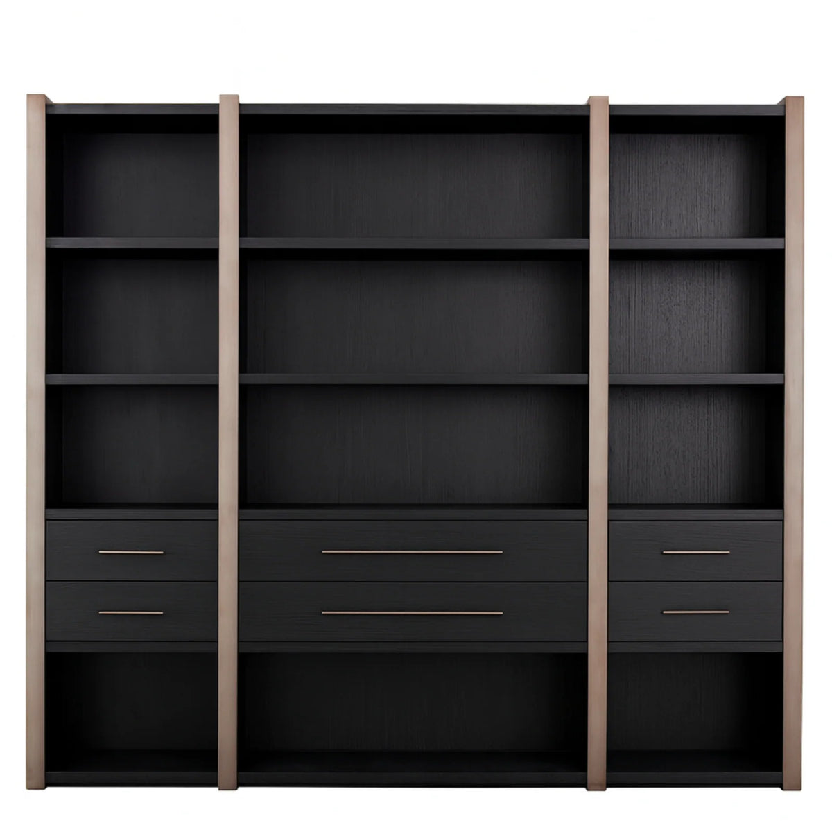 Gray Oak Shelving Cabinet Canova