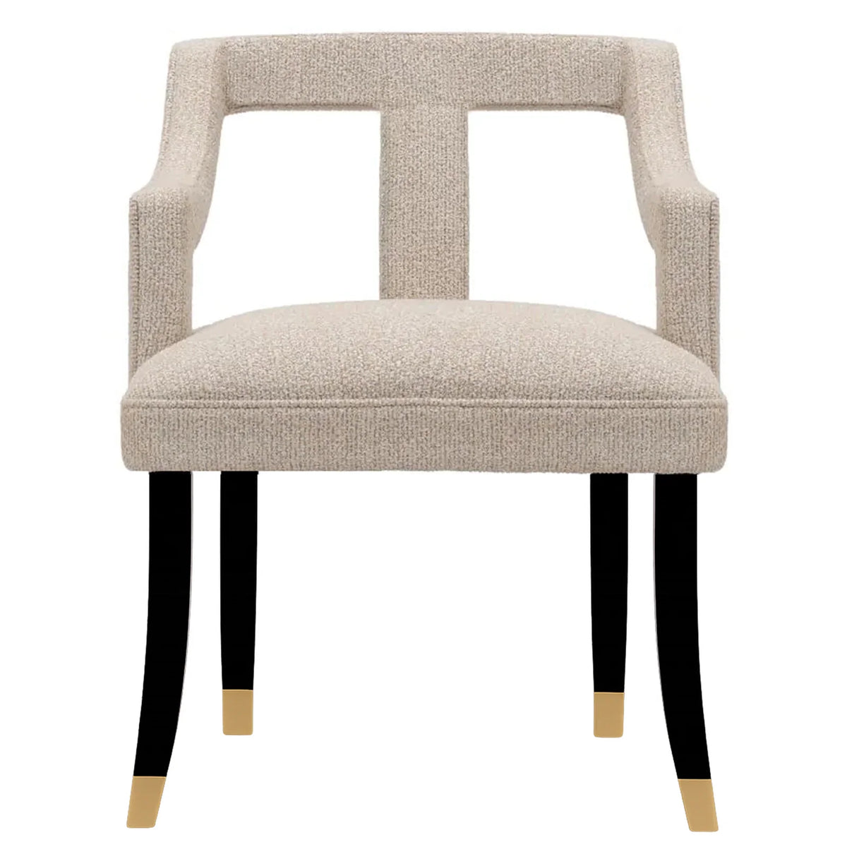 Beige Upholstered Dining Chair Roumier