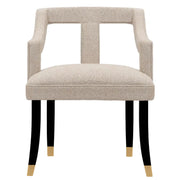 Beige Upholstered Dining Chair Roumier