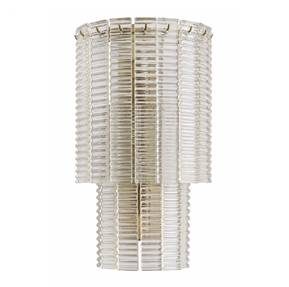 Ridged Glass Wall Lamp Imperial