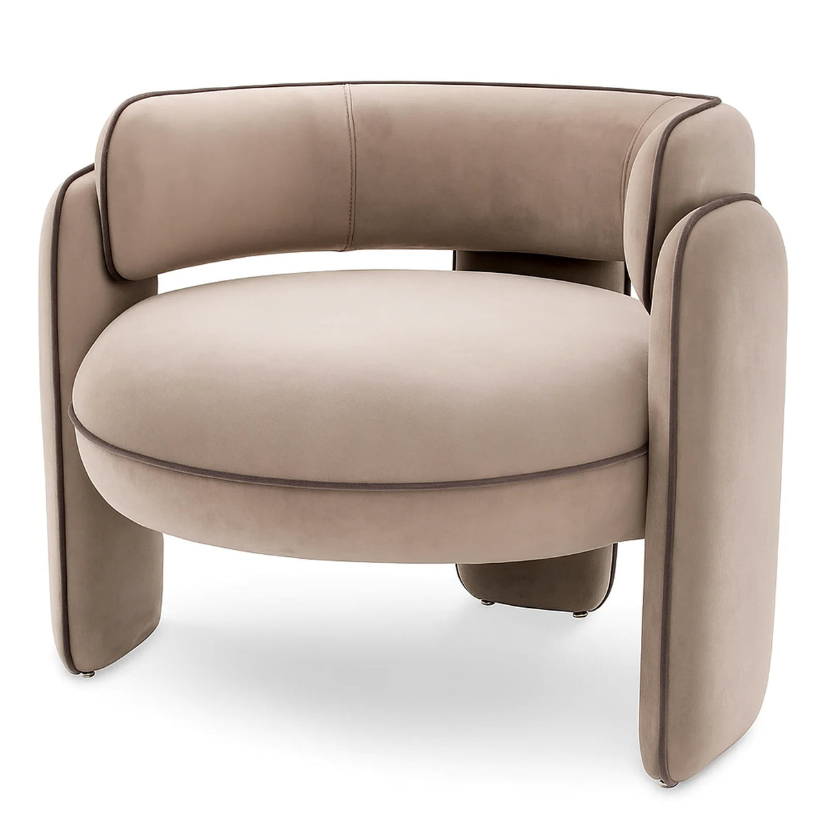 Velvet Modern Accent Chair Chaplin