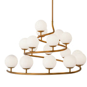 Glass Orbs Chandelier Brissac